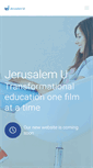 Mobile Screenshot of jerusalemu.org